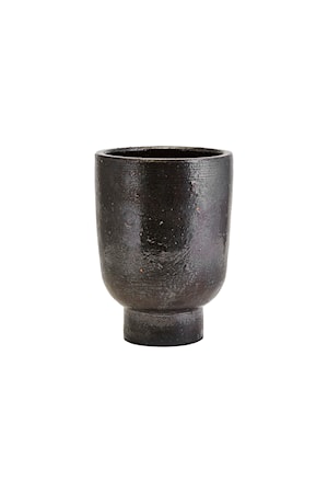 Blomkruka Artist Lergods Svart 22cm