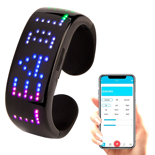 LED Armband Appstyrd - Röd