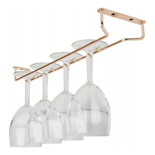Vinglasrack i Roséguld - 38 cm