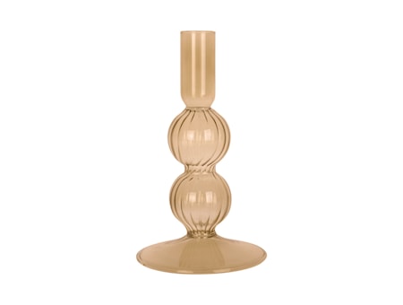 Swirl Bubbles Ljusstake Beige