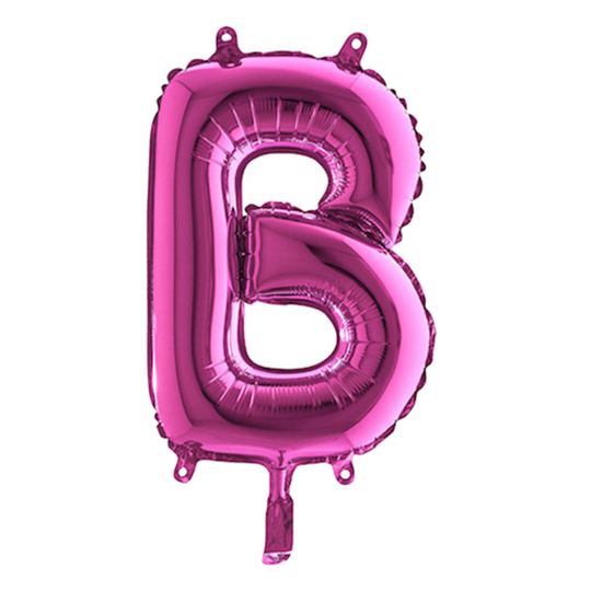 Bokstavsballong Mini Rosa - Bokstav B