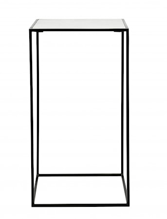 Cube Sidobord Vit Marmor L