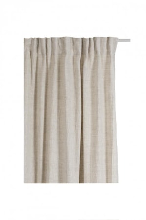 Miramar Gardin med veckband Oatmeal 140x290 cm