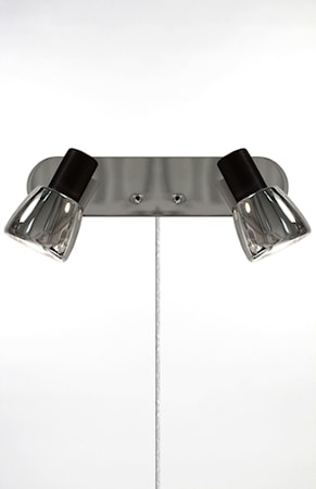 Vägglampa Hugo 2 Svart