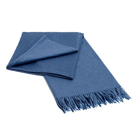 Classic throw pläd – Steel blue
