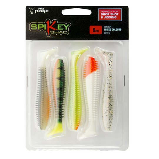 Fox Rage Spikey 9 cm jigg 5 st/pkt urval