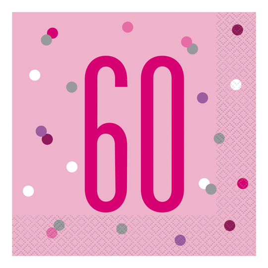 Papperservetter Siffra Rosa - Siffra 60
