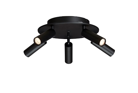 Cato Slim 5 spotlights 20 cm Svart