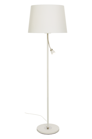 Eketorp Golvlampa. Vit/Stål IP20