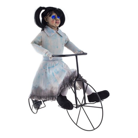 Flicka på Cykel Prop