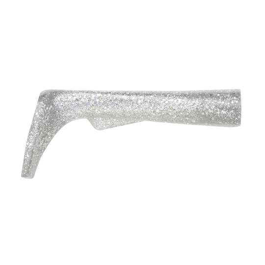 Svartzonker Big Paddle reservstjärt 2 st/pkt Silver Glitter