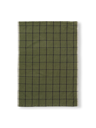 Hale Kökshandduk Green/Black