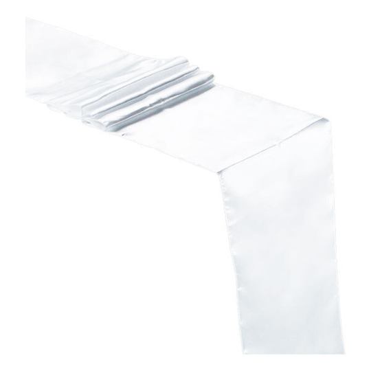 Bordslöpare Satin Vit