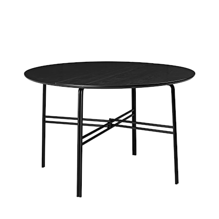 Oda Bord Ø120cm Järn/Askfaner Svart