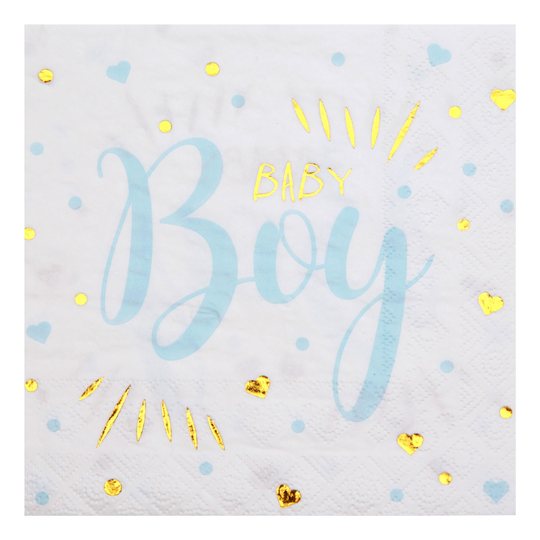 Servetter Baby Boy - 20-pack