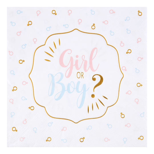 Servetter Girl or Boy - 20-pack