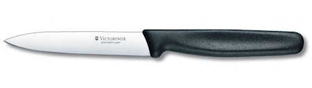 Skalkniv Grönsakskniv Nylonhandtag Svart 10 cm