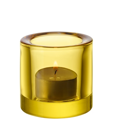 Kivi ljuslykta 60mm citrongul Presentförpackning