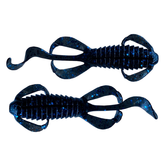 Headbanger BangerLizard 8,6 cm jigg 10 st/pkt Black Blue Flake