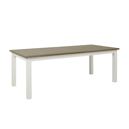 Alfa Matbord 220 cm Vit