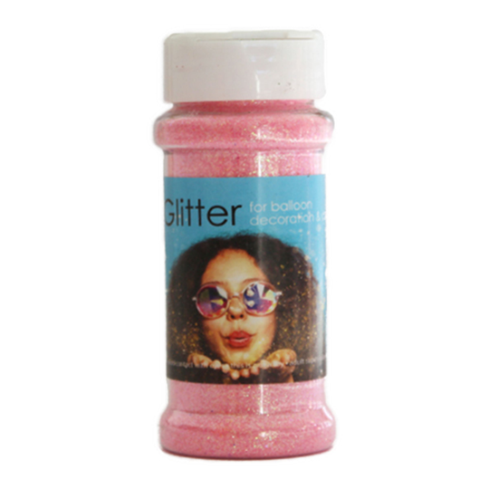 Dekorationsglitter på Burk - Bebisrosa