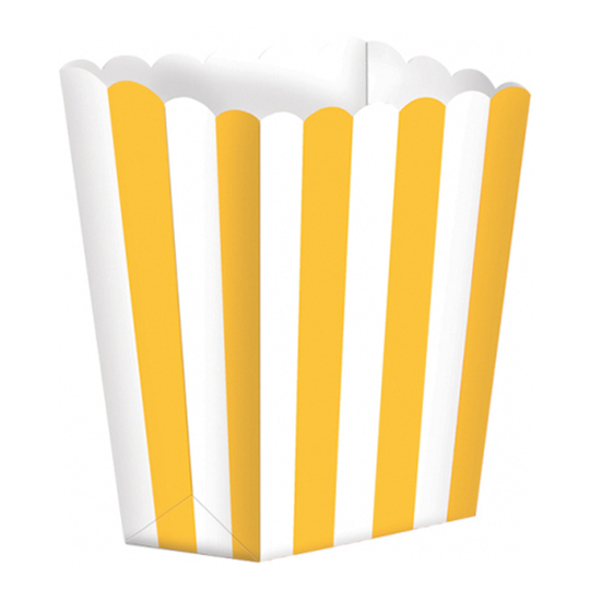 Snacksskålar Gula Randiga - 5-pack