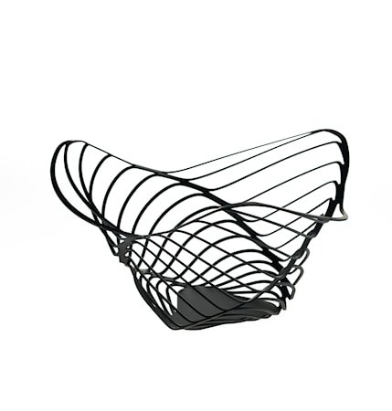 Trinity Hög Fruktkorg 33 cm Svart