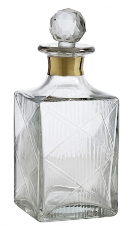 Karaff Glas Guldband Small