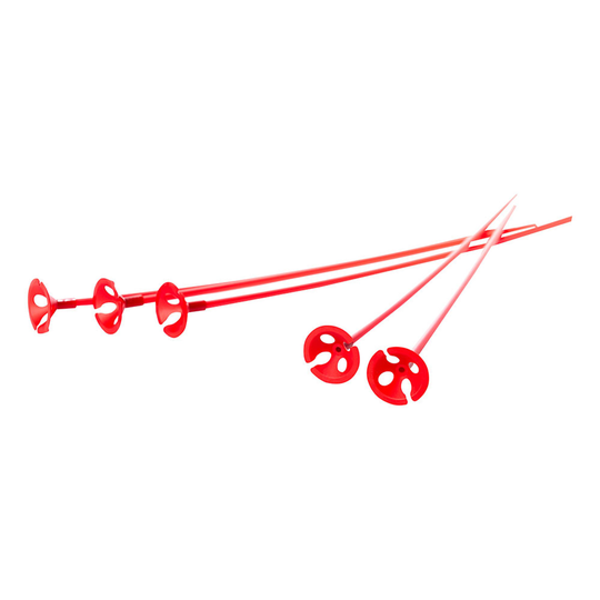 Ballongpinnar Röda - 100-pack