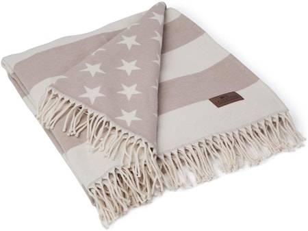 Flag Filt Vit/Beige 130x170cm