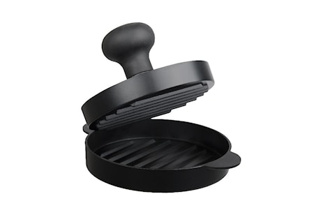 Hamburgerpress Aluminium Svart Ø 11,5 cm