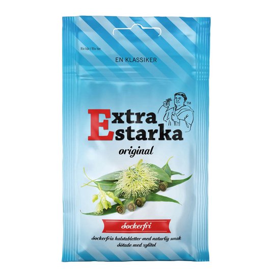Extra Starka Sockerfri Halstabletter