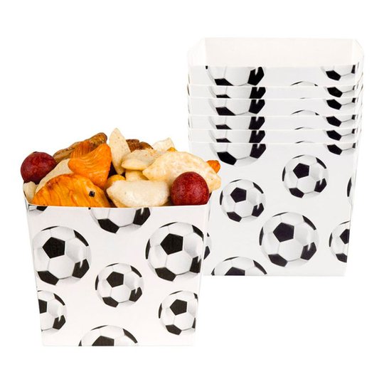 Popcornbägare Fotbollsfest - 6-pack