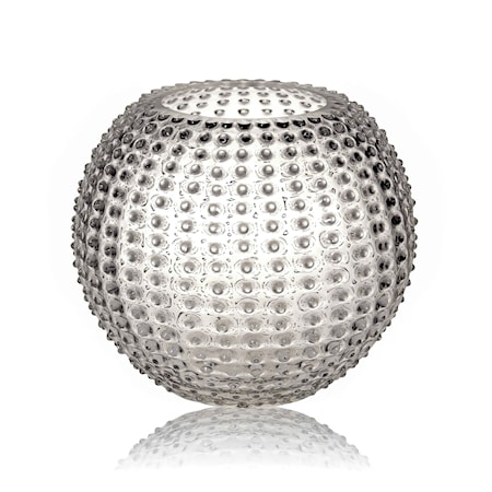 Hobnail Globe Vas 24 cm Cashmere