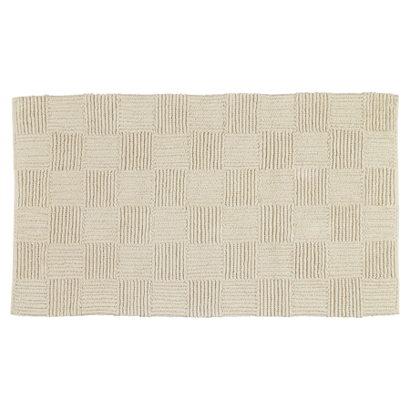 Badrumsmatta 120x70 Gräddvit