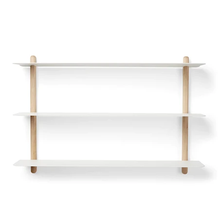 Nivo Hylla A 64x42 cm Ljus Ek/Vit