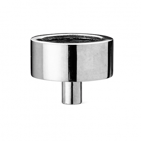 Moon Knopp Glas/Nickel