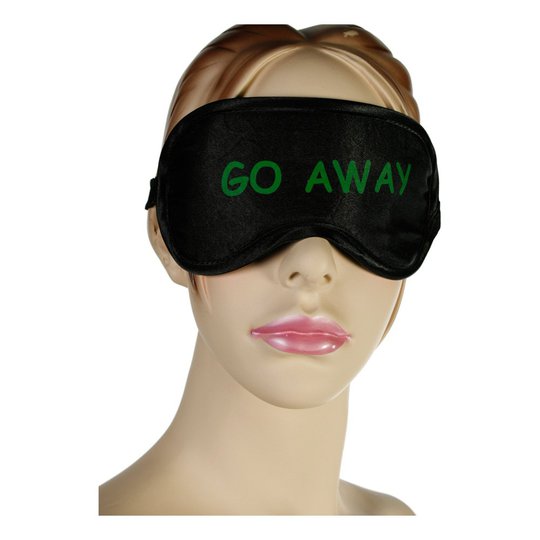 Ögonmask med Text - Go away