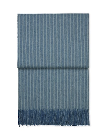 Stripes Pläd Blå