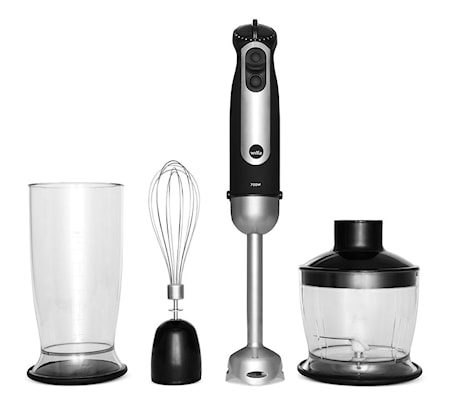 Stavmixer Set SM-1FP stål/svart