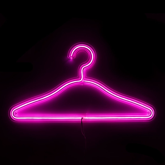 Neonlampa Galge - Rosa