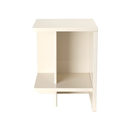 Tenna Sängbord Vänster Rainy Day Light Grey