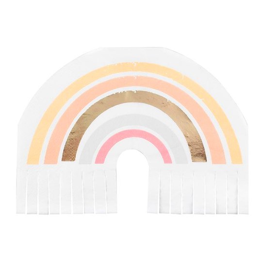 Servetter Regnbåge Happy Everything - 16-pack