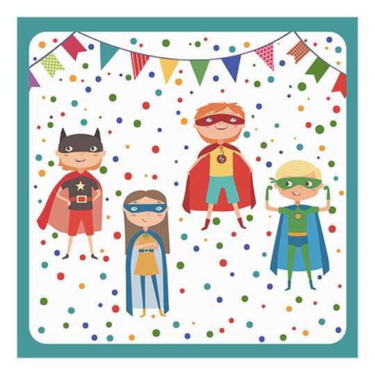 Servetter Superheroes Kalas - 20-pack