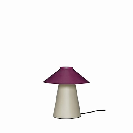 Chipper Bordslampa 26 cm Sand/Burgundy