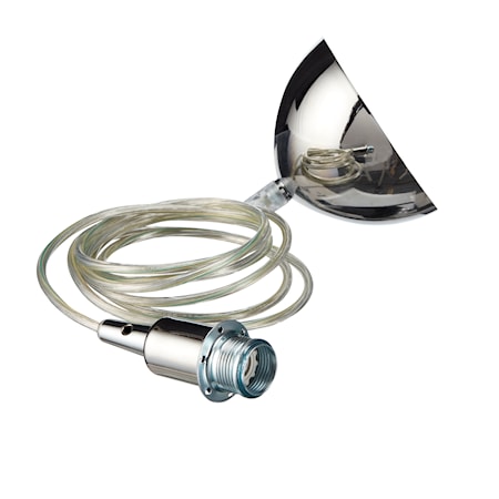 Gloria Upphäng E14 Krom Transparent Kabel