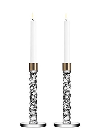Carat Ljusstake Mässing 24,2 cm 2-pack
