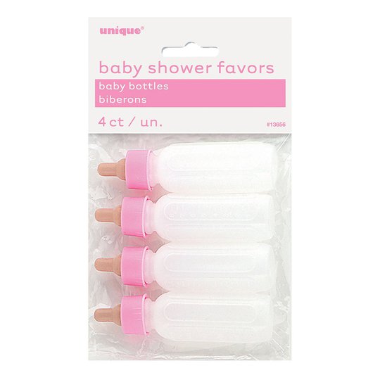 Nappflaskor Rosa Bordsdekoration - 4-pack