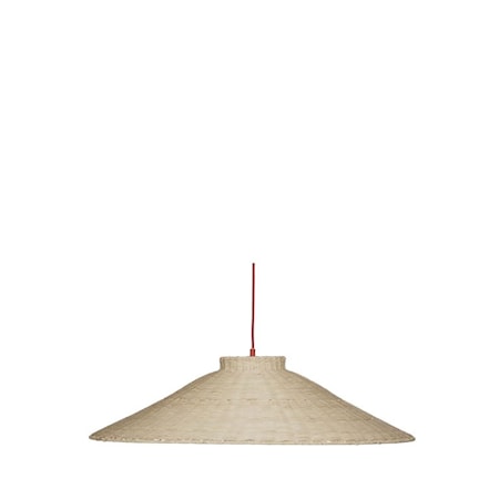 Chand Taklampa 80 cm Röd/Natur