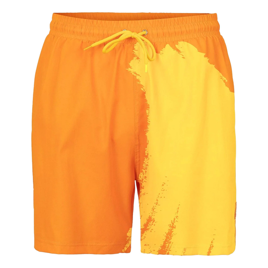 Färgskiftande Badshorts Orange/Gul - Small